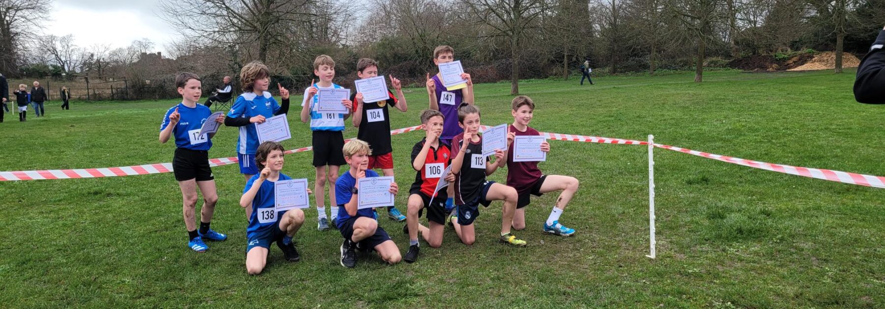 Piers Comes 7th in Surrey Schools Cross Country