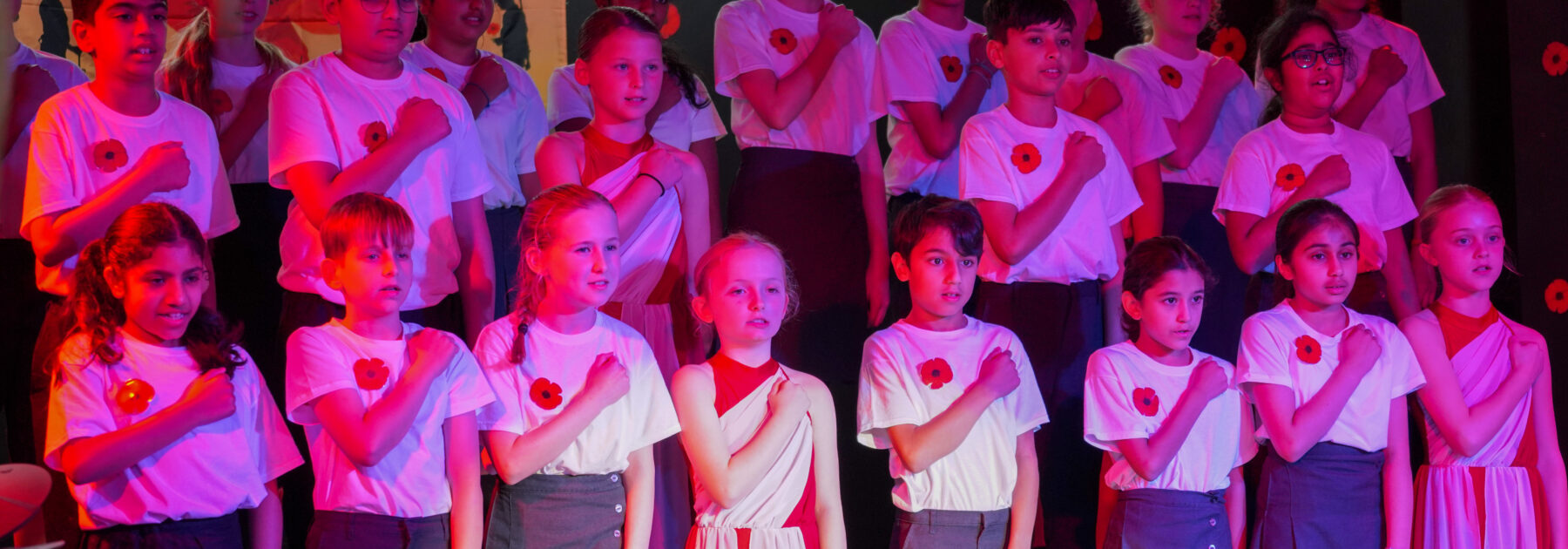 Moving Performance from Year 6 Marks Remembrance Day